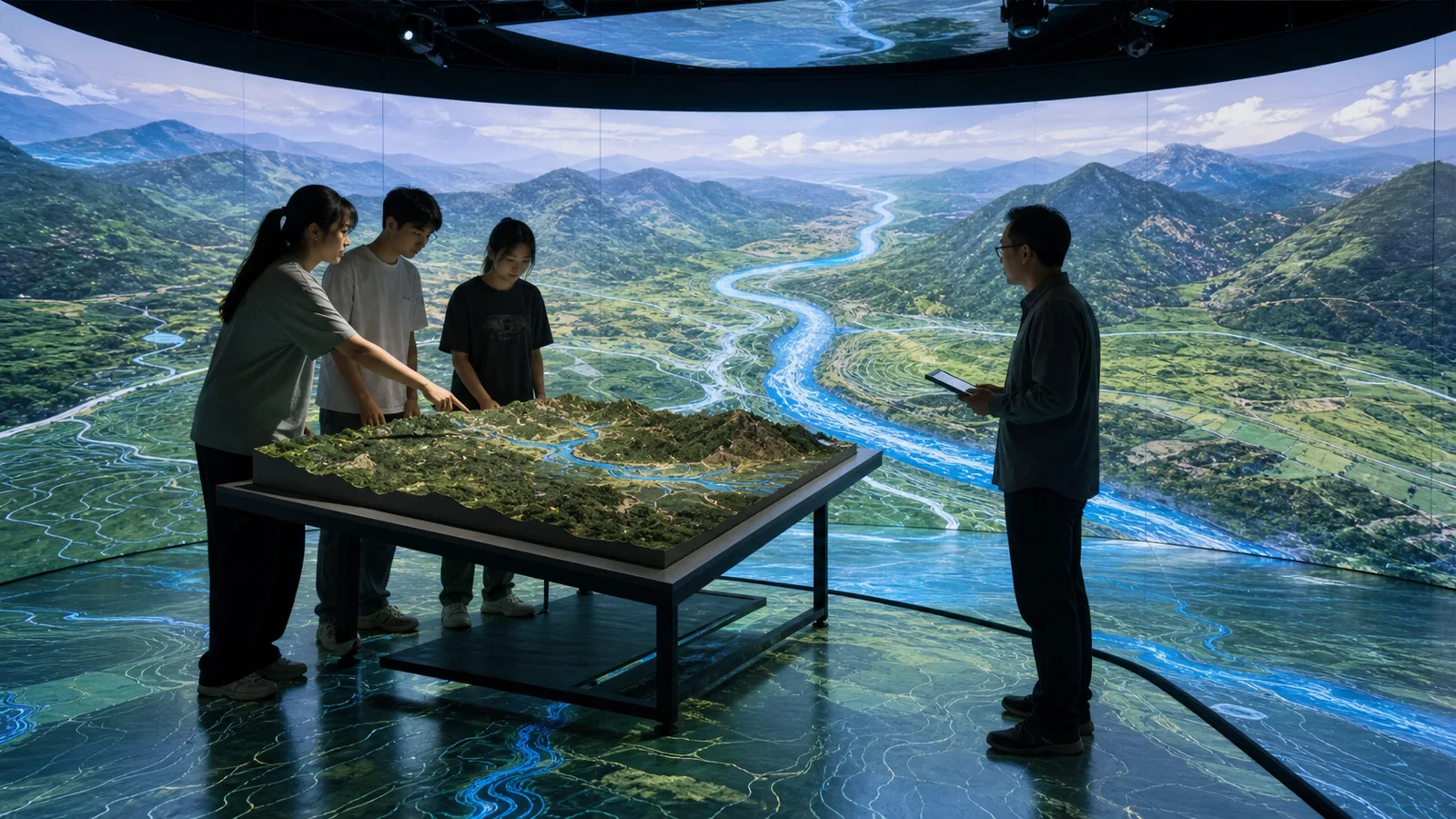 XR地理地形教学